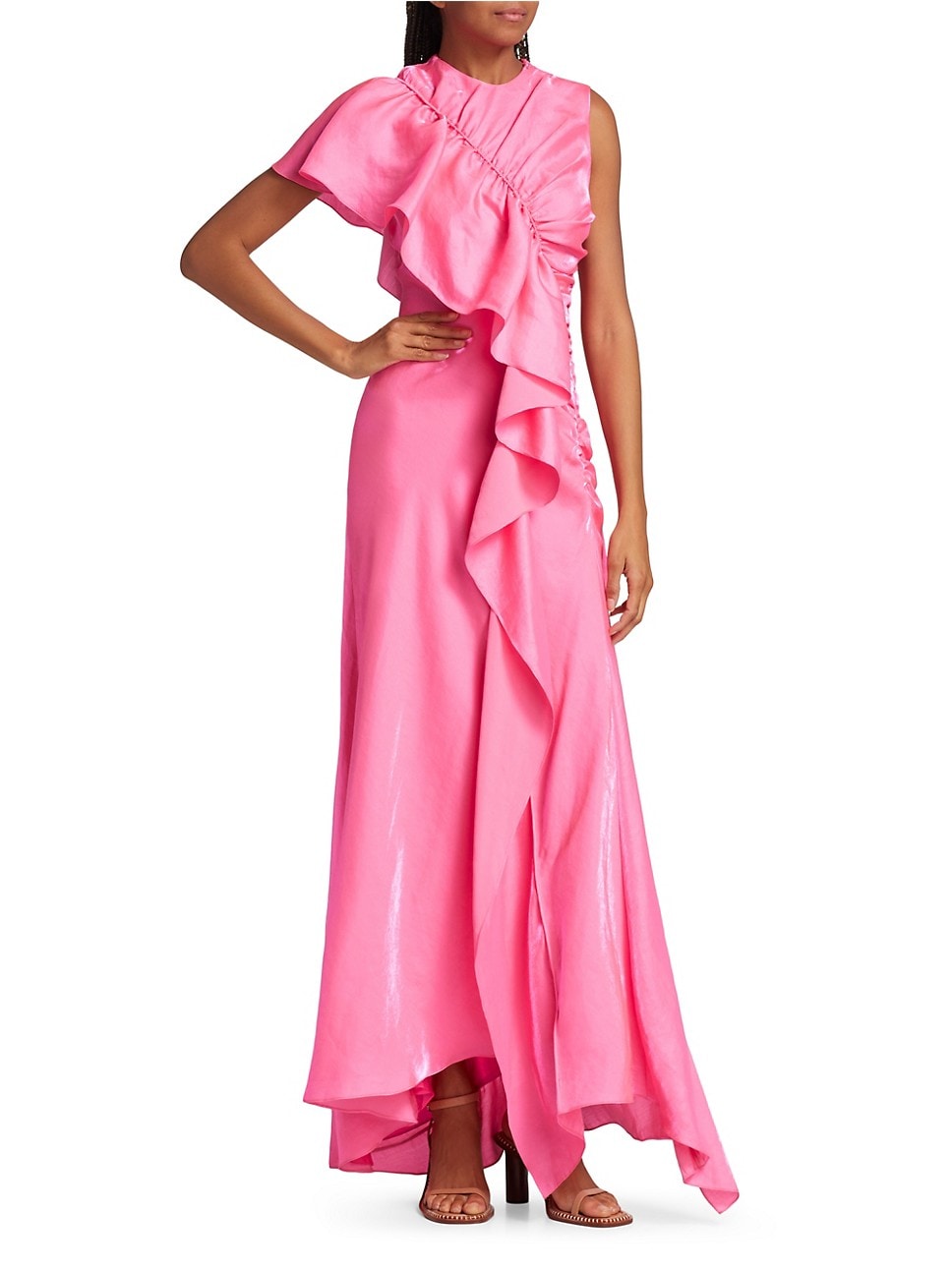 Ulla Johnson Sleeveless Ruffle Gown