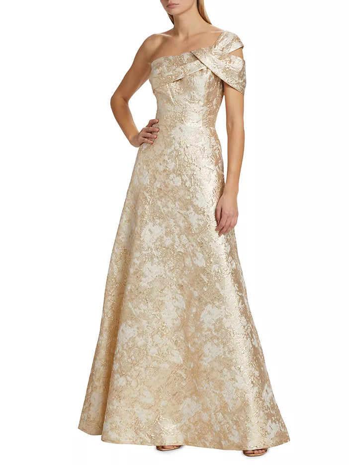 Teri jon gold outlet gown