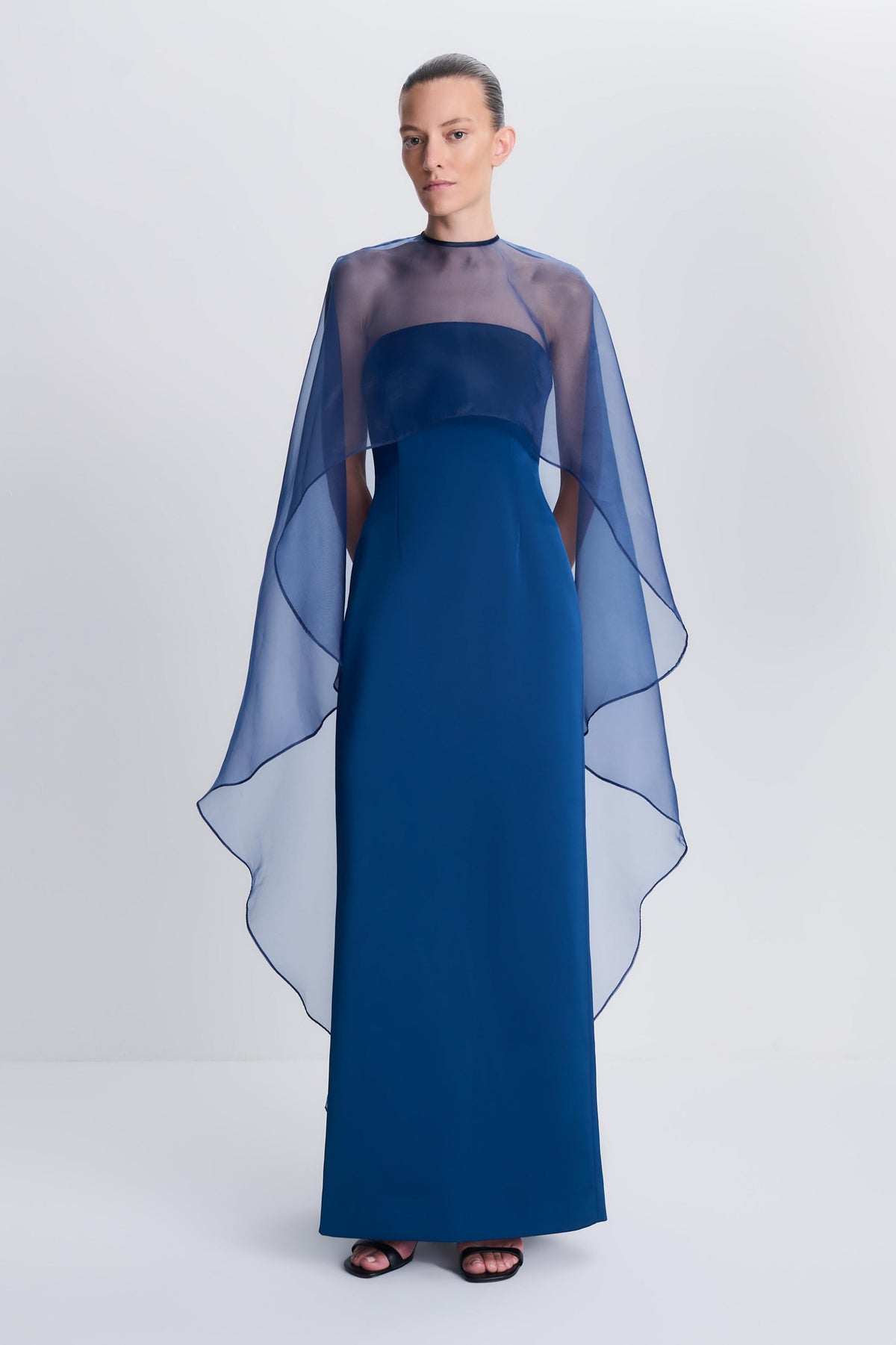 Simkhai Organza Cape Gown