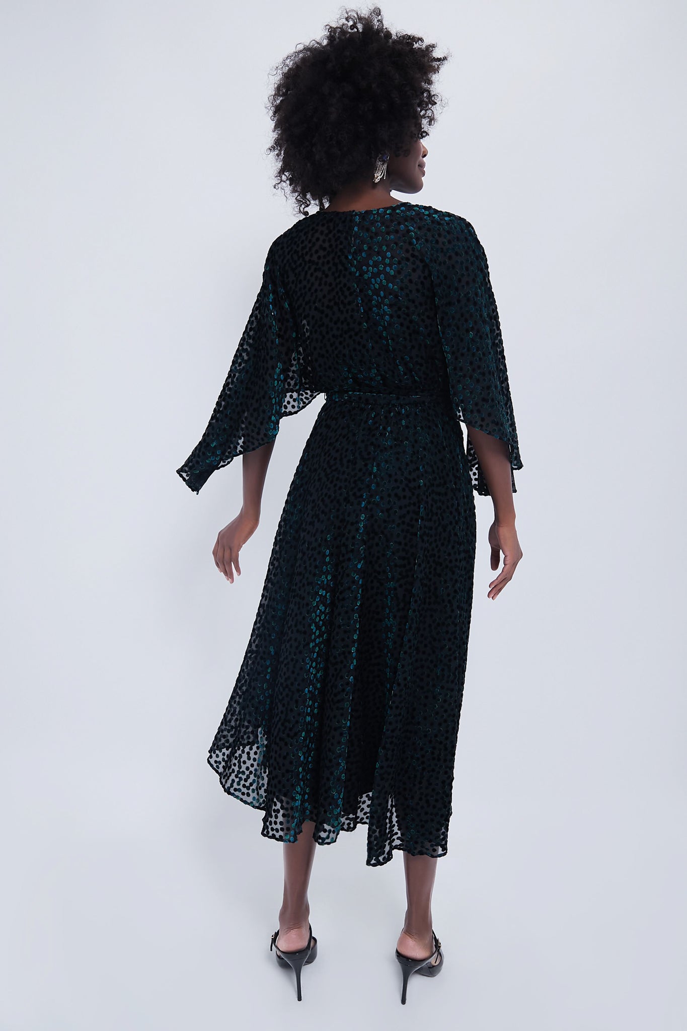 Tuckernuck Flock Dot Velvet Dress