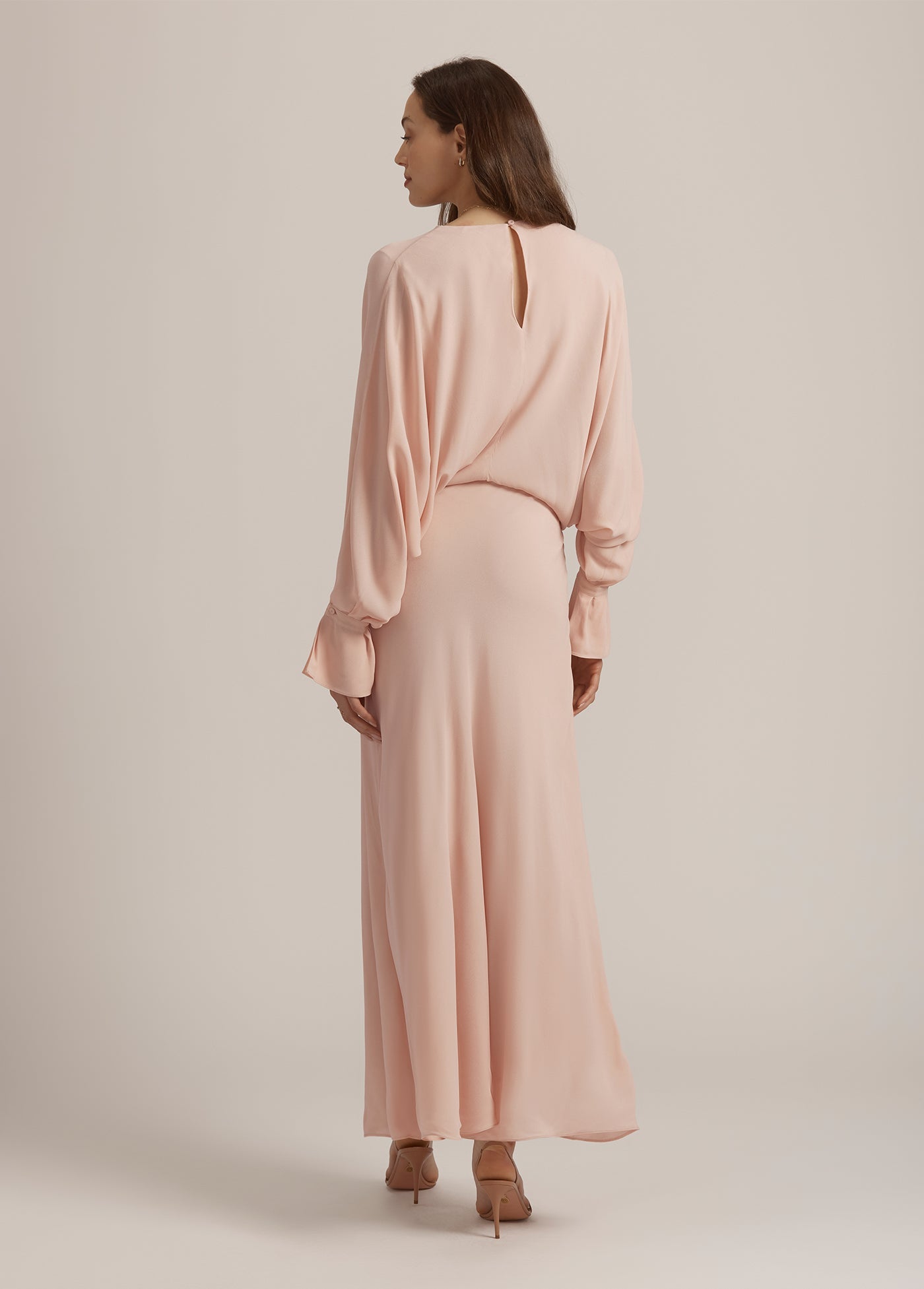 Favoite Daughter Long Sleeve Draped Dress