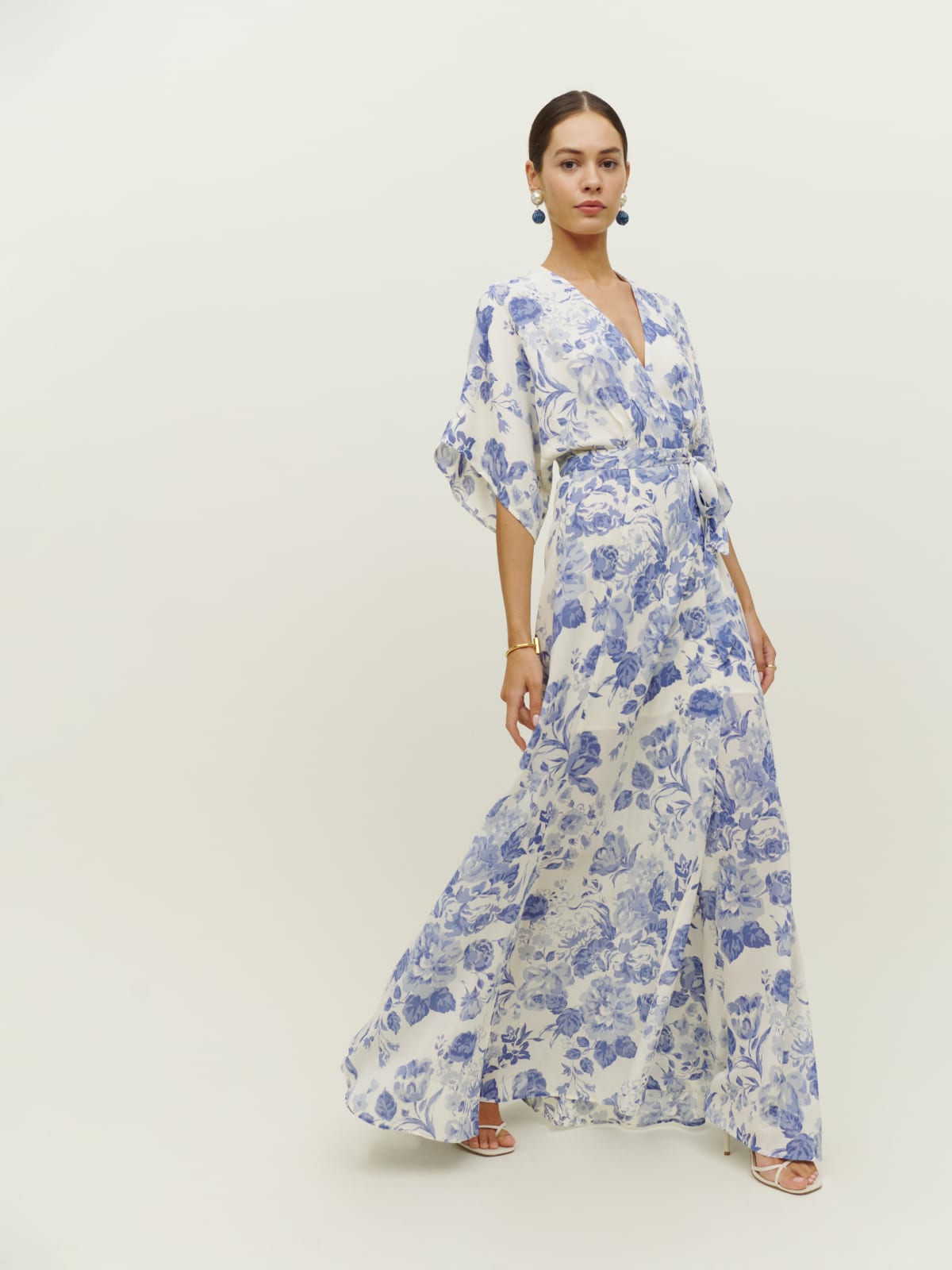 Reformation Floral Wrap Maxi Dress – MOTHER OF