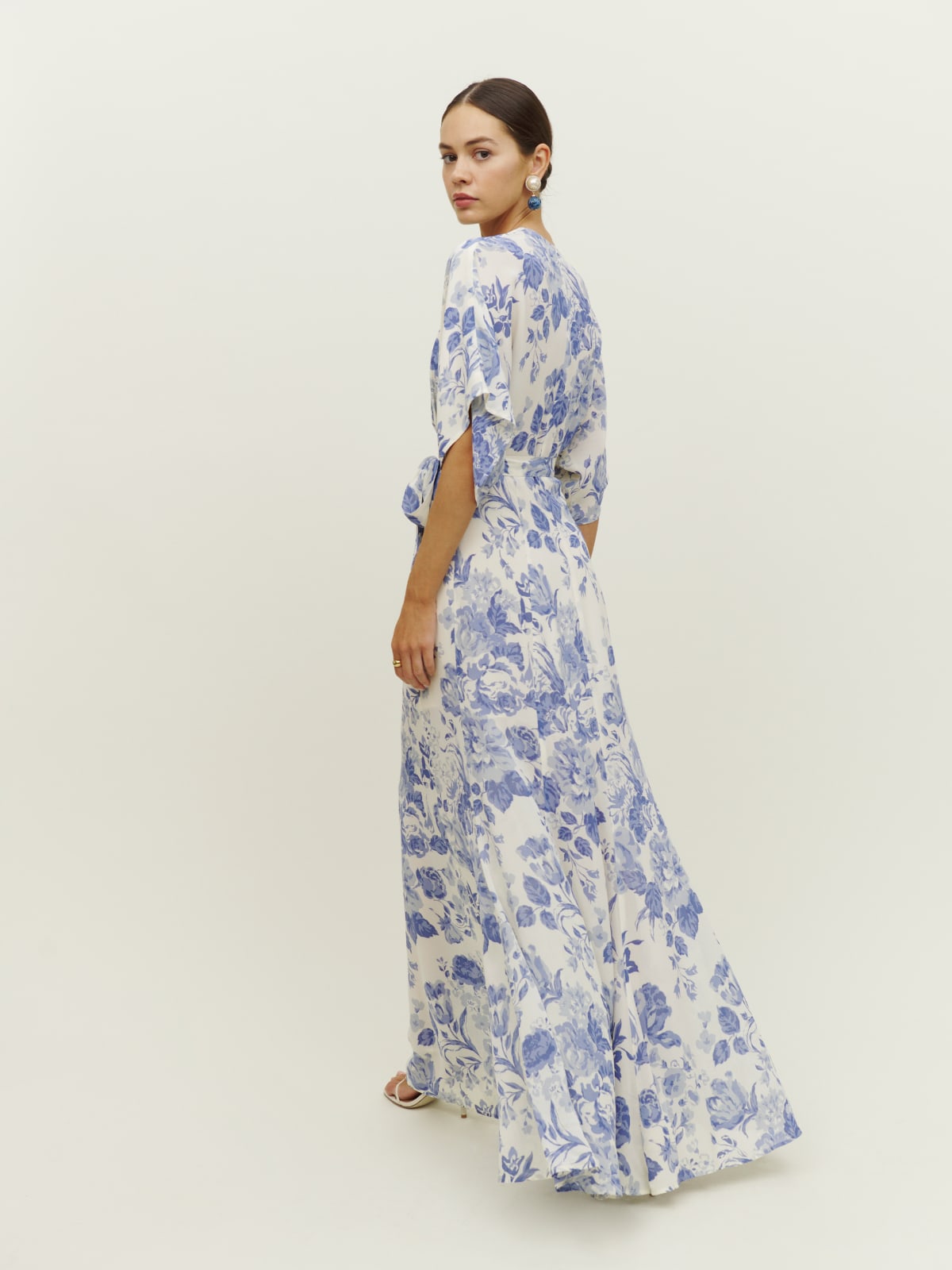 Reformation Floral Wrap Maxi Dress