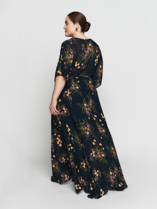 Reformation Plus Size Maxi Wrap Dress