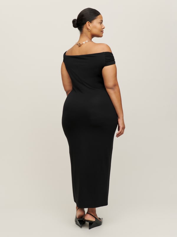 Reformation Plus Size One Shoulder Midi Dress