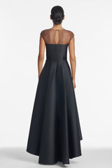 Sachin & Babi Cap Sleeve Hi-Lo Gown