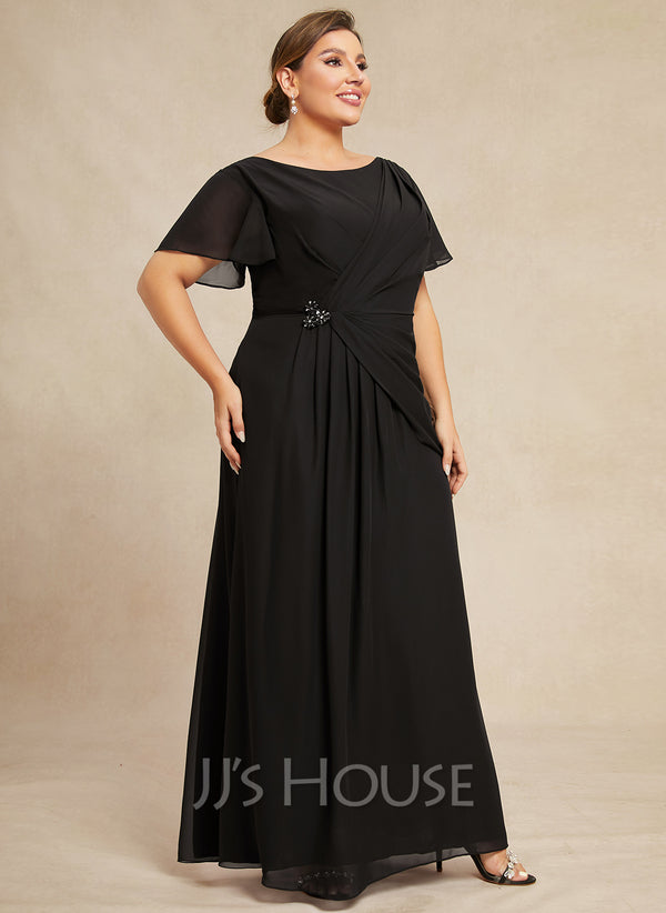 JJ's House Scoop Neck Chiffon Dress