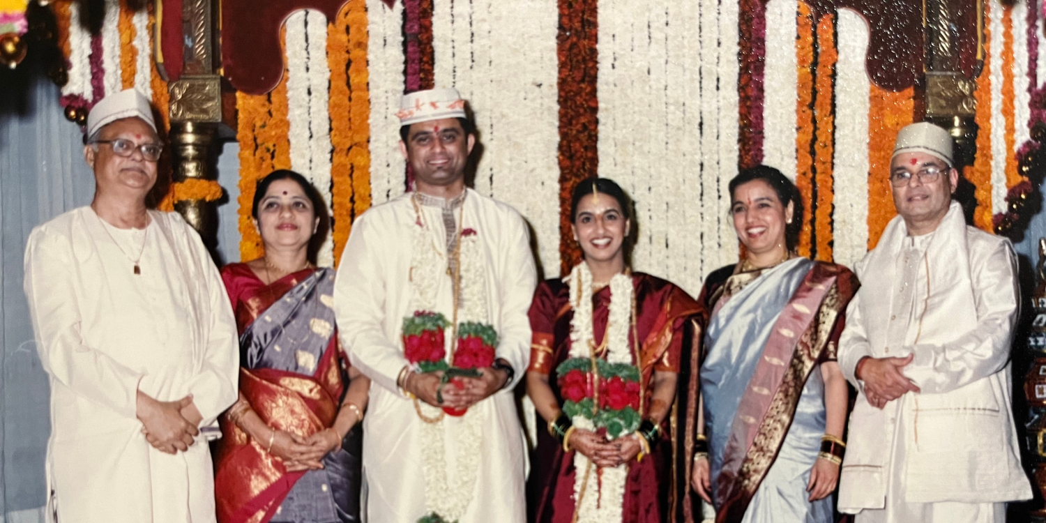 2002 wedding in Goa, India