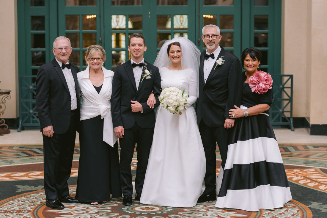 A mother of the bride with clear vision