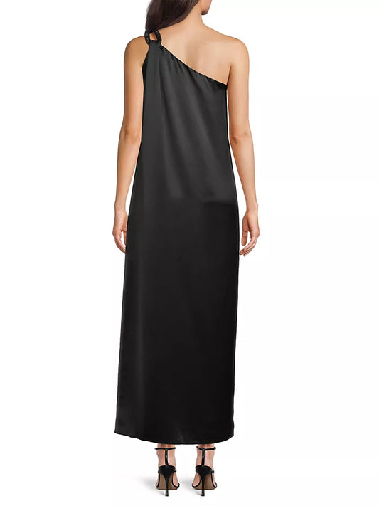 Ungaro Embellished Knot One-Shoulder Maxi