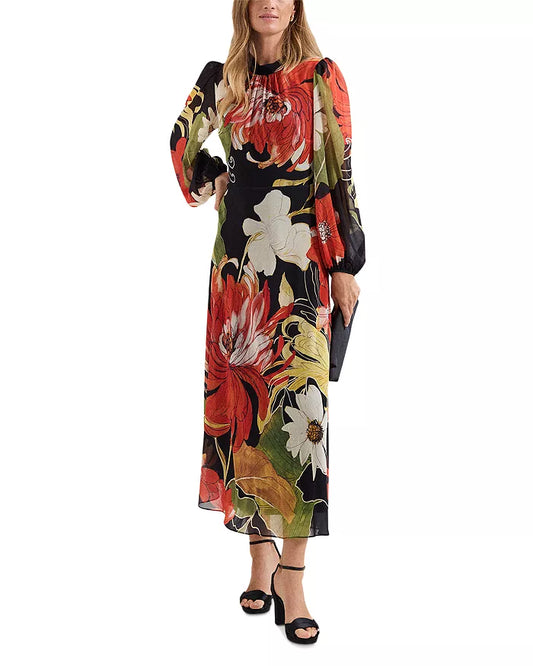 Phase Eight Floral Blouson Sleeve Dress