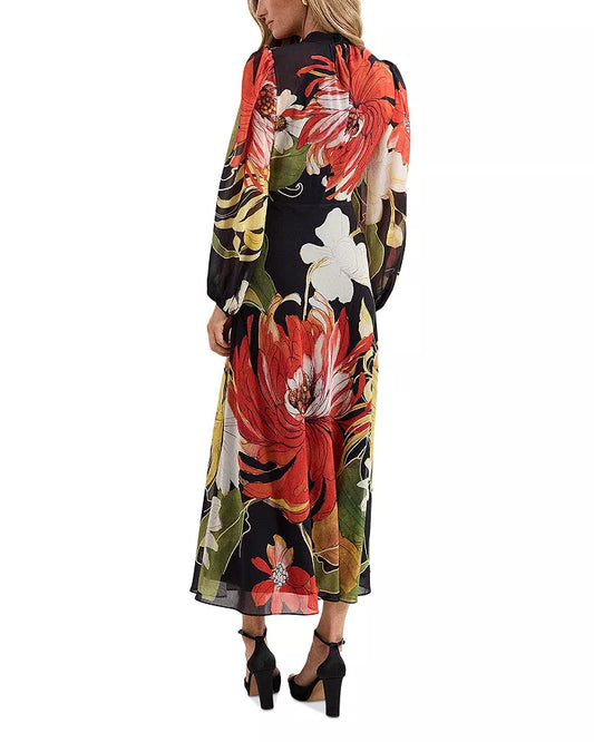 Phase Eight Floral Blouson Sleeve Dress