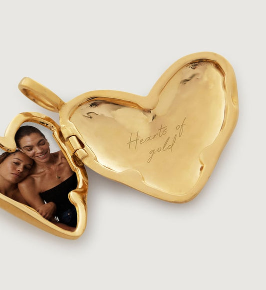 Monica Vinader Heart Locket Necklace