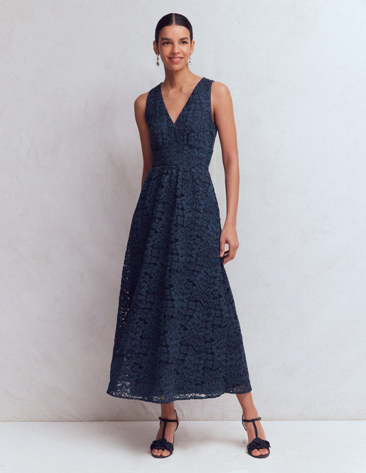 Boden Lace V-Neck Dress