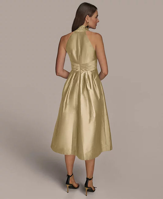 Donna Karan New York Midi Halter Dress