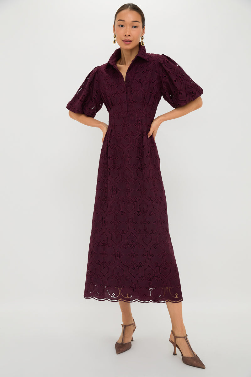 Tuckernuck Short Sleeve Eyelet Midi Dress – MOTHER OF