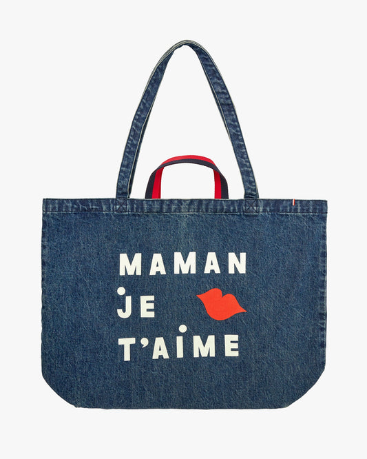 Clare V. "I Love You Mom" Jumbo Tote