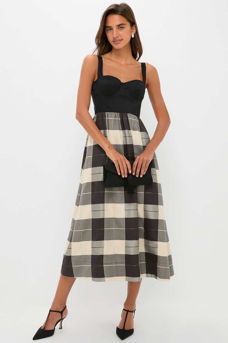 Tuckernuck Check Plaid Midi Dress