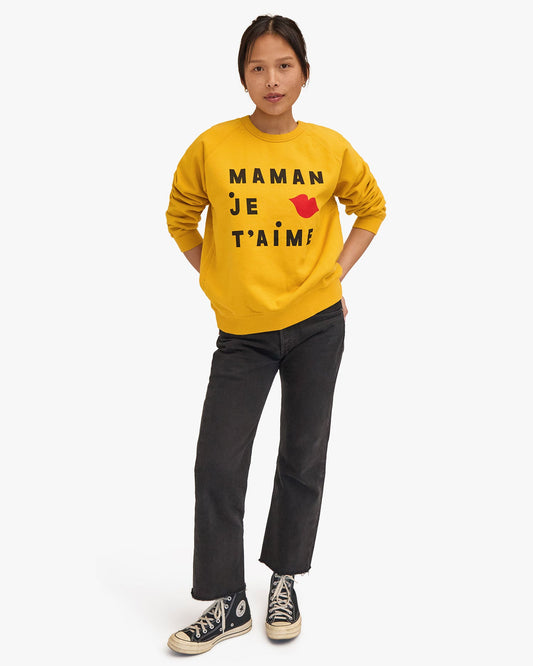 Clare V. "I Love You Mom" Sweatshirt