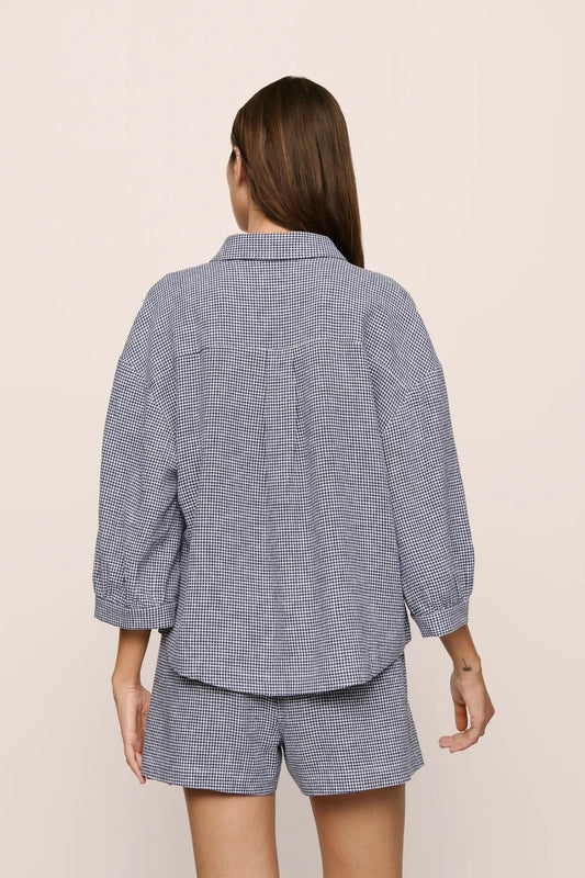 Eberjey Relaxed Quarter Sleeve Lounge Top