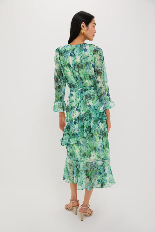 Tuckernuck Long Sleeve Ruffle Midi