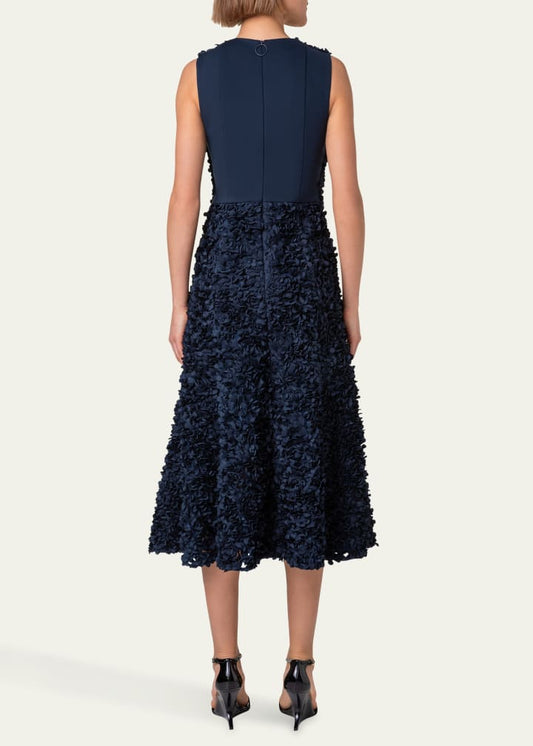 Akris Punto Mix Media Midi Dress