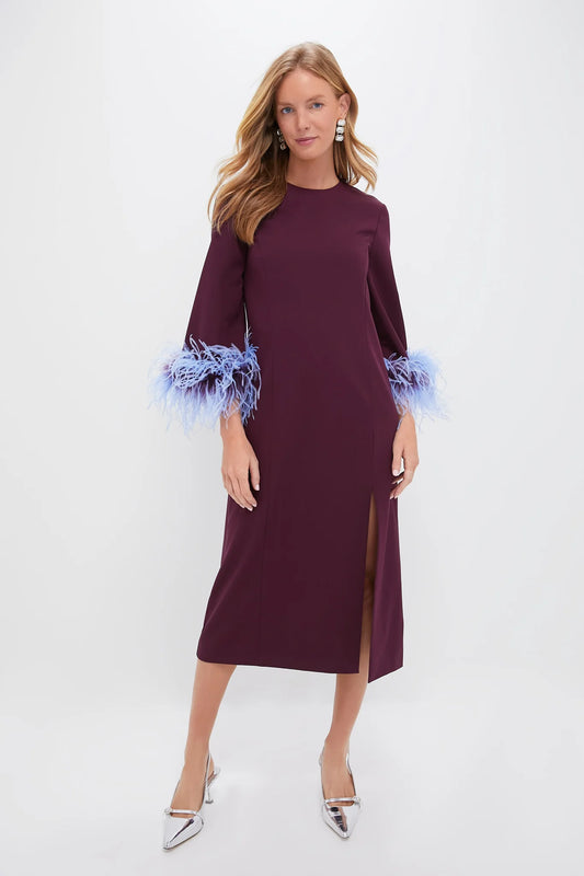 Tuckernuck Oxblood Feather Dress