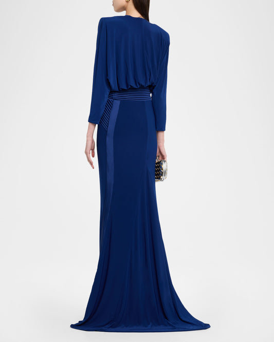 Zhivago Jersey Drop Sleeve Gown