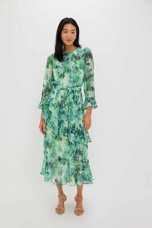 Tuckernuck Long Sleeve Ruffle Midi