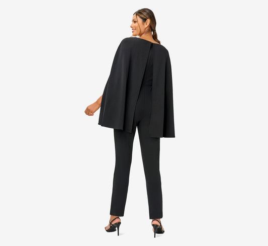 Adrianna Papell Jumpsuit with Cape