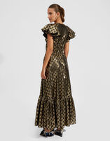 La DoubleJ Leopard Jacquard Print Dress
