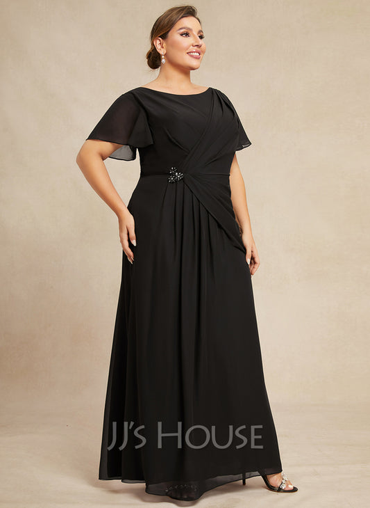 JJ's House Scoop Neck Chiffon Dress